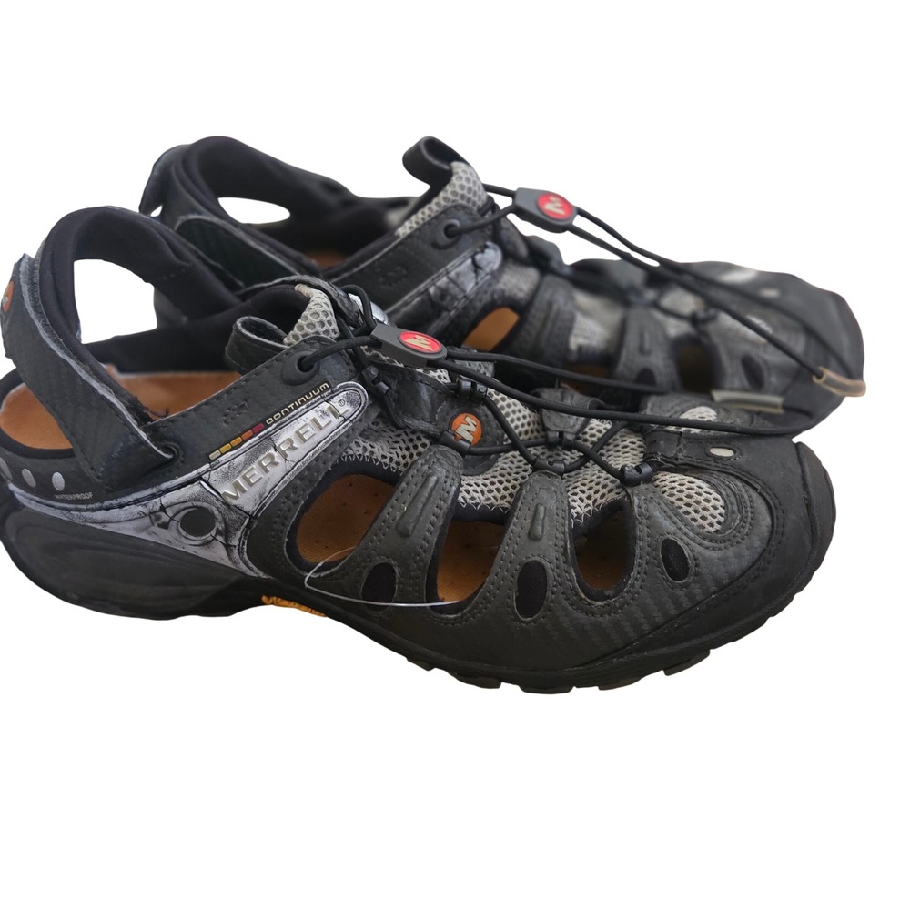 Merrell Chameleon Vibram Cargo Continuum Hiking Sandals Mens Size 11 Black Grey